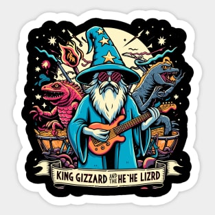 king gizzard and the lizard wizard Sticker